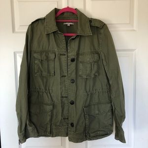 GAP Women's Green Utility Military Style Jacket